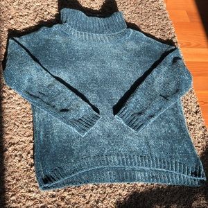 Chenille Turtleneck Sweater